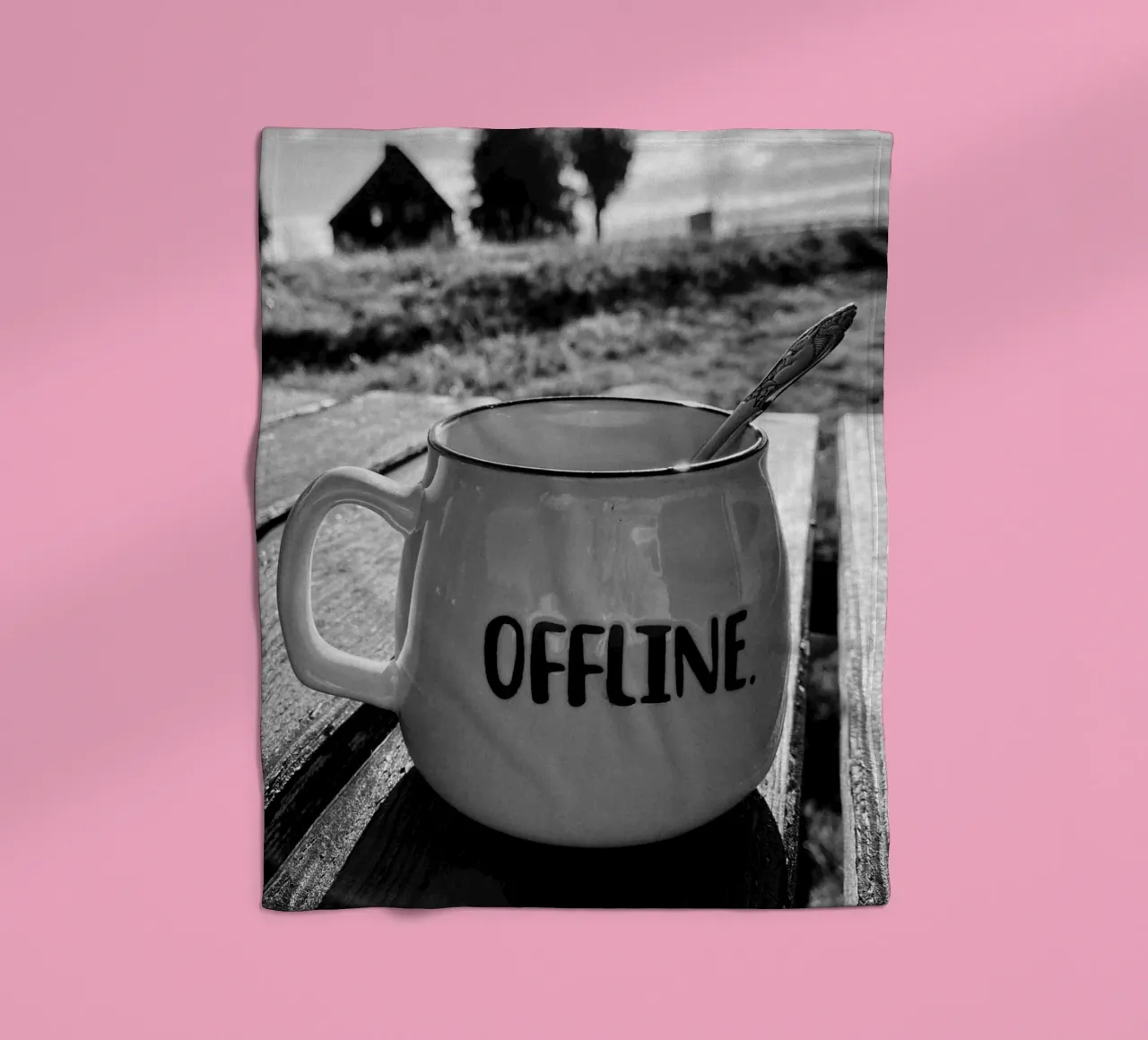 OFFLINE fleece blanket by Einfach Uebel