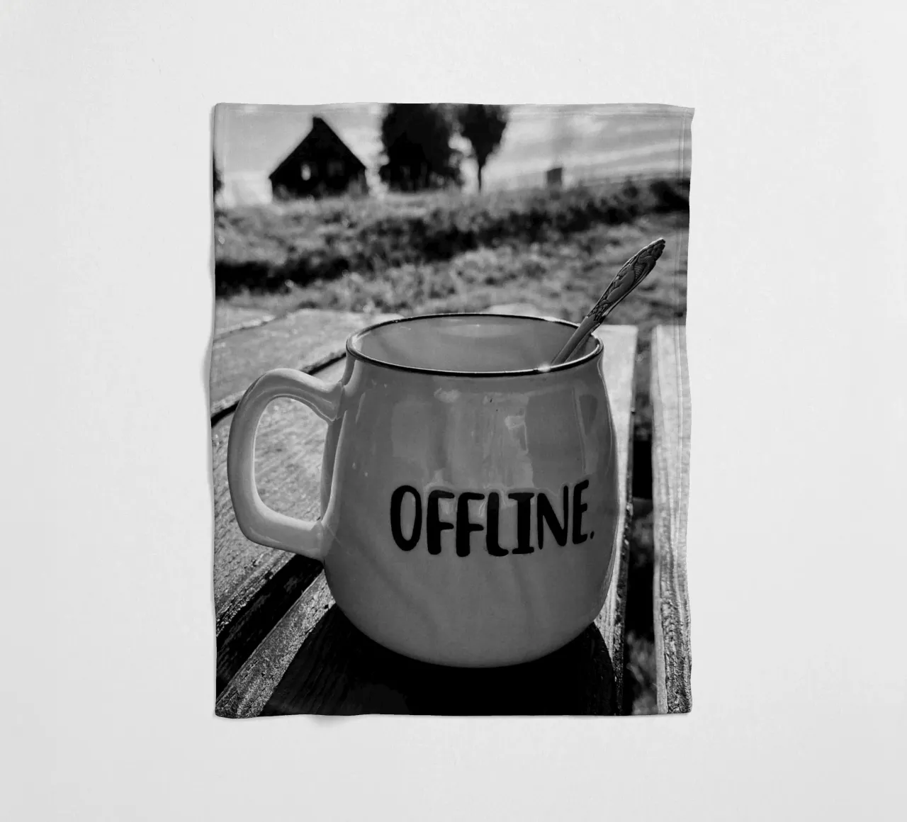 OFFLINE fleece blanket by Einfach Uebel