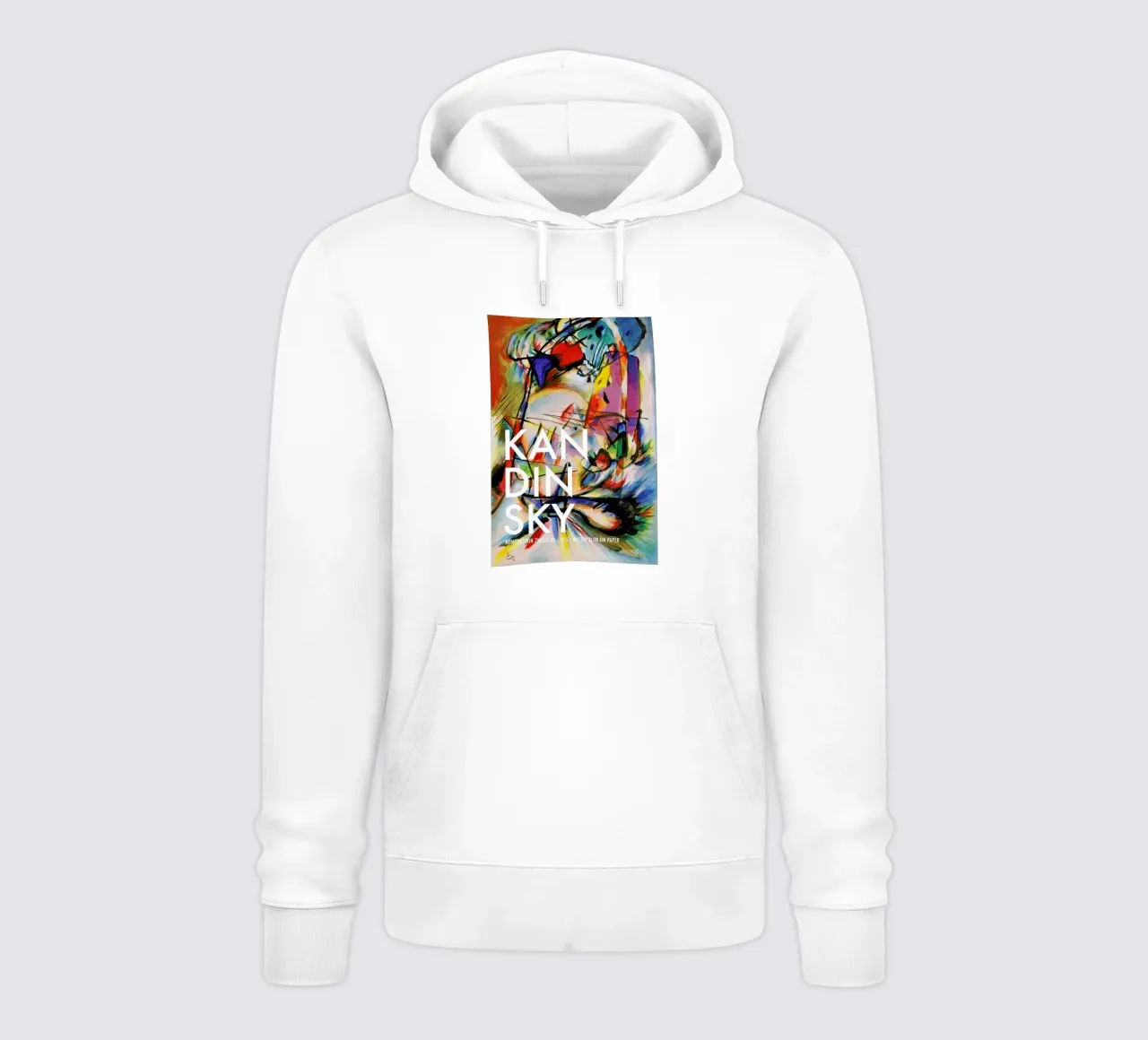 Kandinsky - Komposition Zwecklos felpa con cappuccio da Vintage by JUNIQE