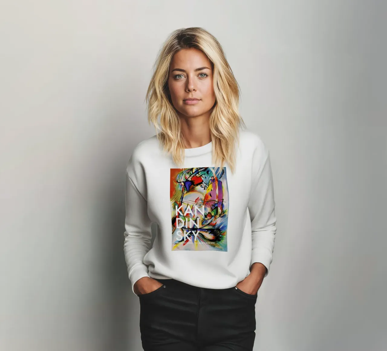 Kandinsky - Komposition Zwecklos felpa da Vintage by JUNIQE