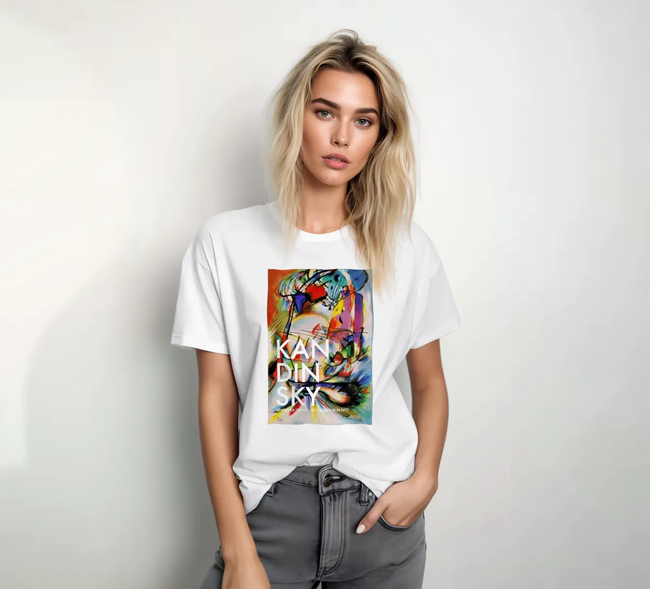 Kandinsky - Komposition Zwecklos t-shirt da Vintage by JUNIQE
