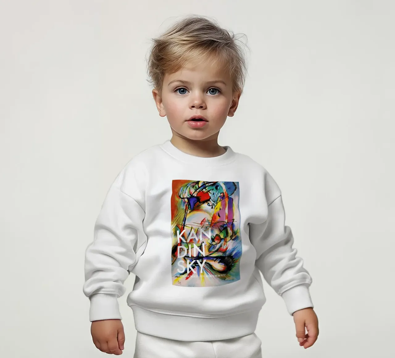 Kandinsky - Komposition Zwecklos felpa neonato da Vintage by JUNIQE