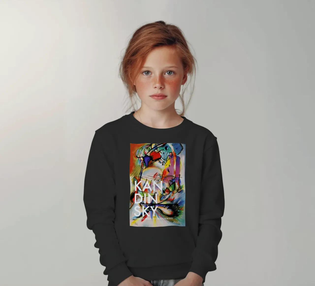 Kandinsky - Komposition Zwecklos felpa bambino da Vintage by JUNIQE