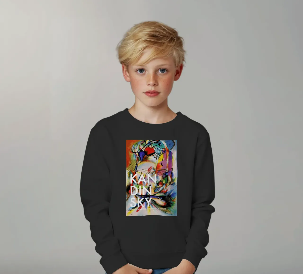 Kandinsky - Komposition Zwecklos felpa bambino da Vintage by JUNIQE