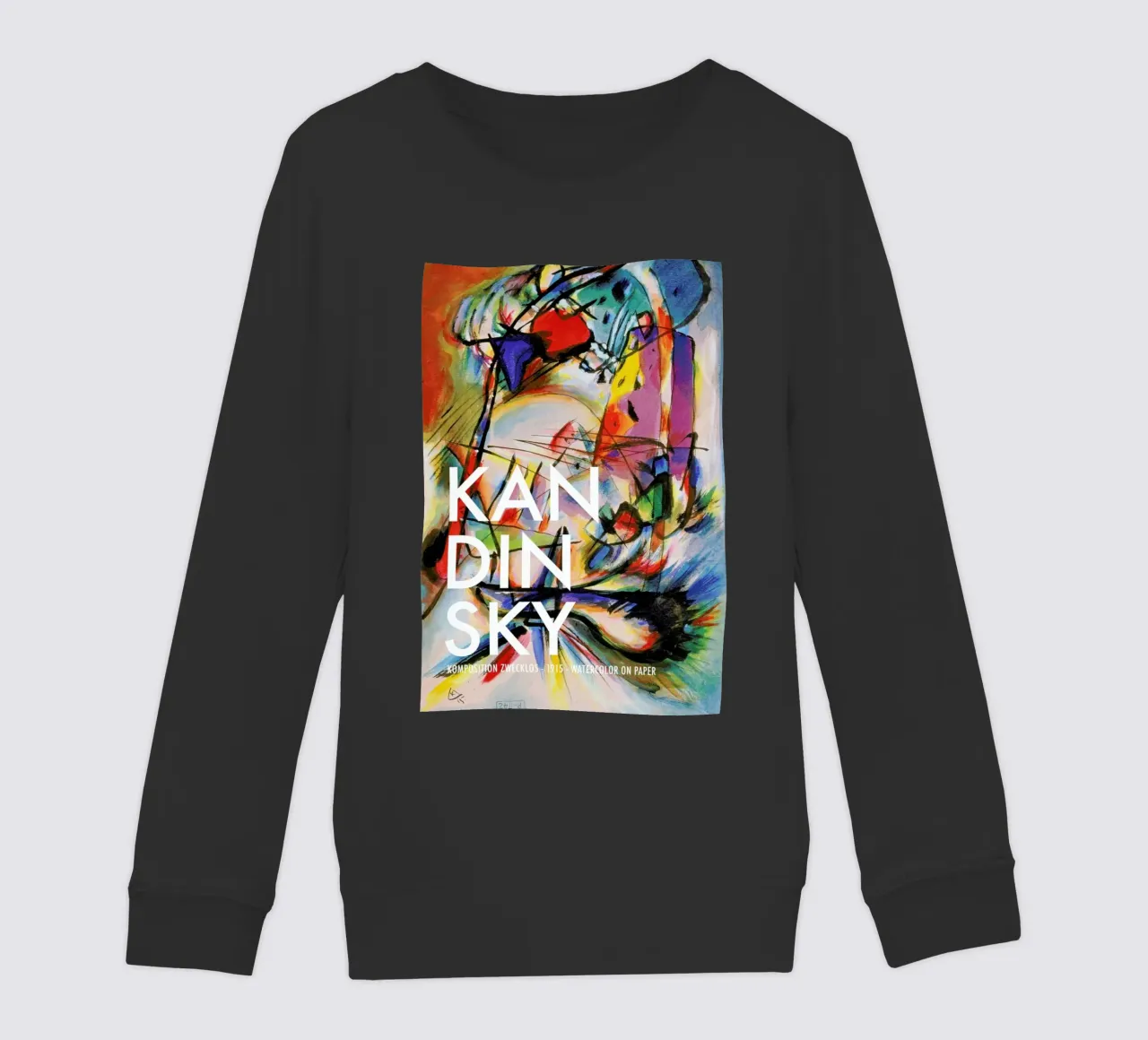 Kandinsky - Komposition Zwecklos felpa bambino da Vintage by JUNIQE