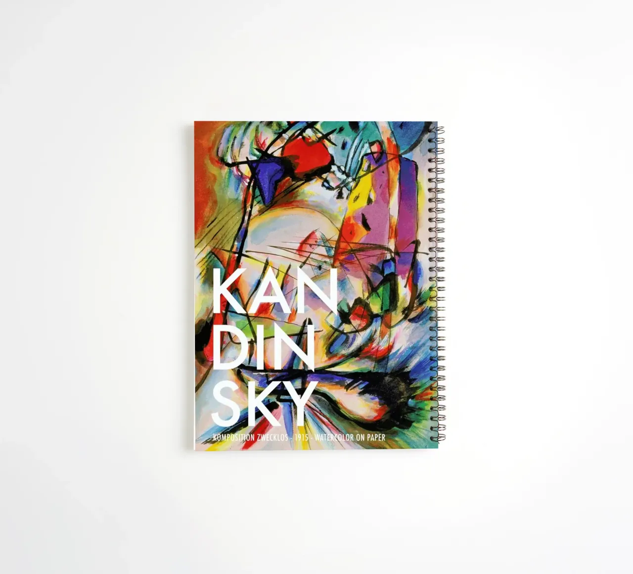 Kandinsky - Komposition Zwecklos diario ad anelli da Vintage by JUNIQE