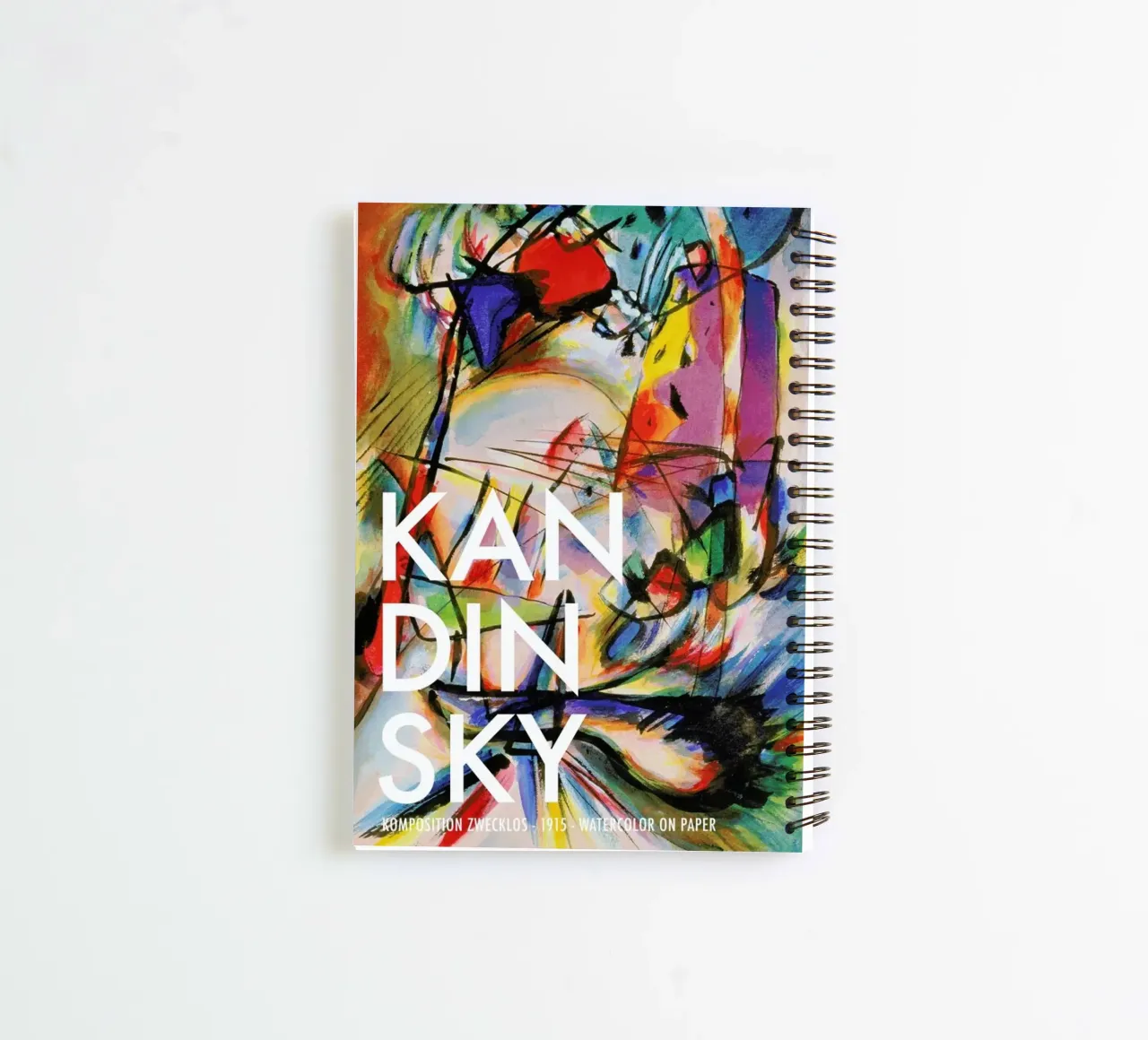 Kandinsky - Komposition Zwecklos diario ad anelli da Vintage by JUNIQE