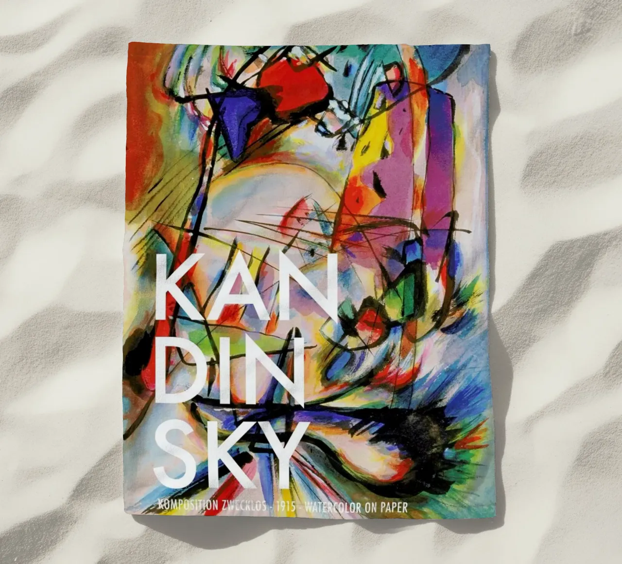 Kandinsky - Komposition Zwecklos telo mare da Vintage by JUNIQE