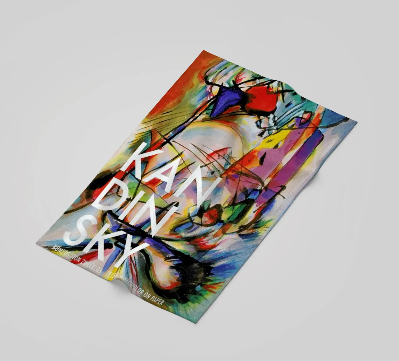 Kandinsky - Komposition Zwecklos telo mare da Vintage by JUNIQE