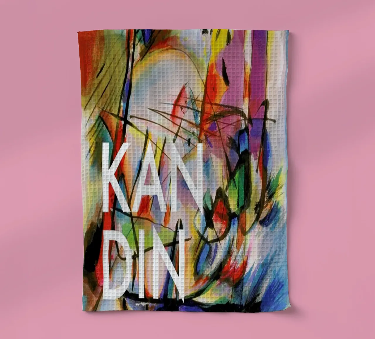 Kandinsky - Komposition Zwecklos canovaccio da cucina da Vintage by JUNIQE