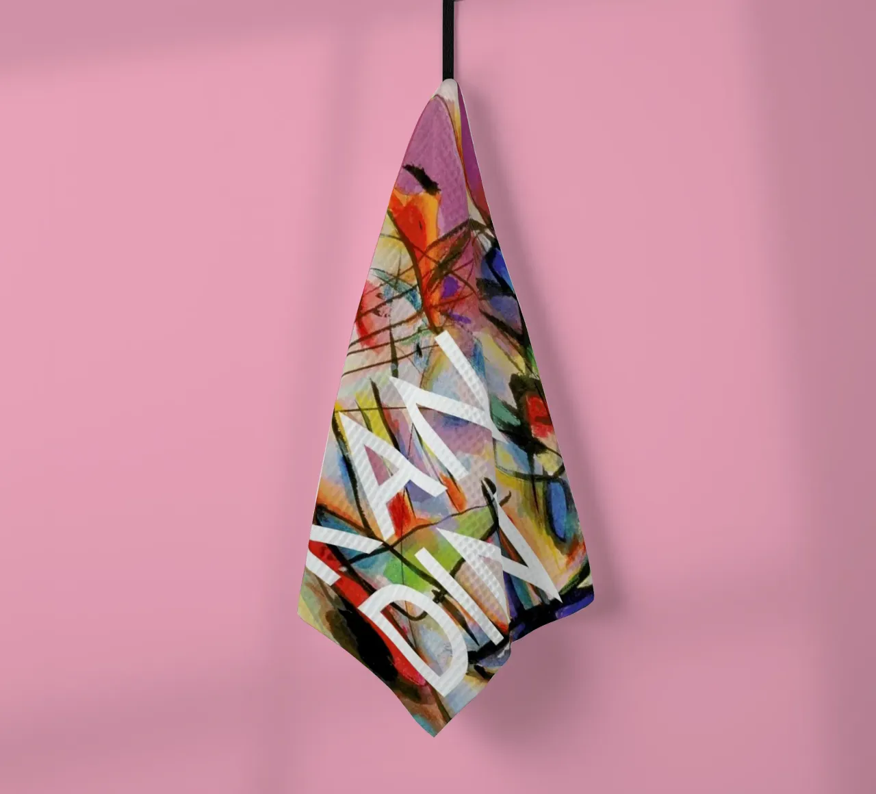 Kandinsky - Komposition Zwecklos canovaccio da cucina da Vintage by JUNIQE