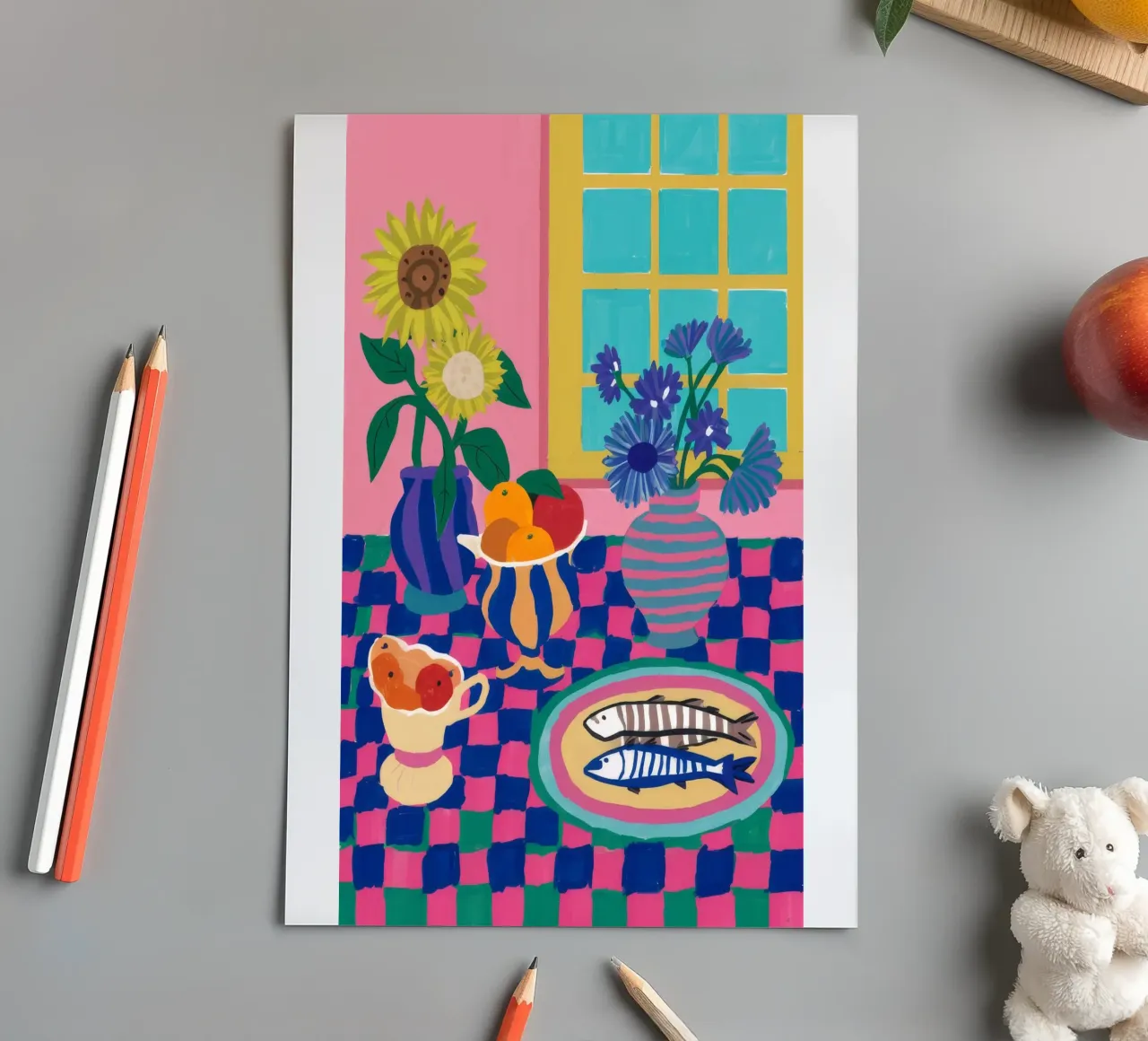 Vivacious Table Feast sticker sheet by Lumi Eyes