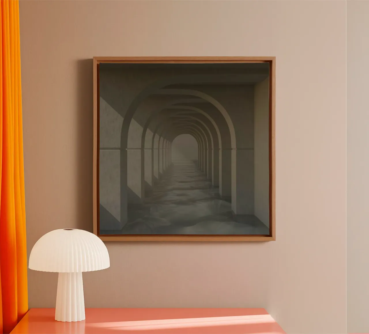 galleria degli archi tela con Cornice a cassetta da Earthly Visions
