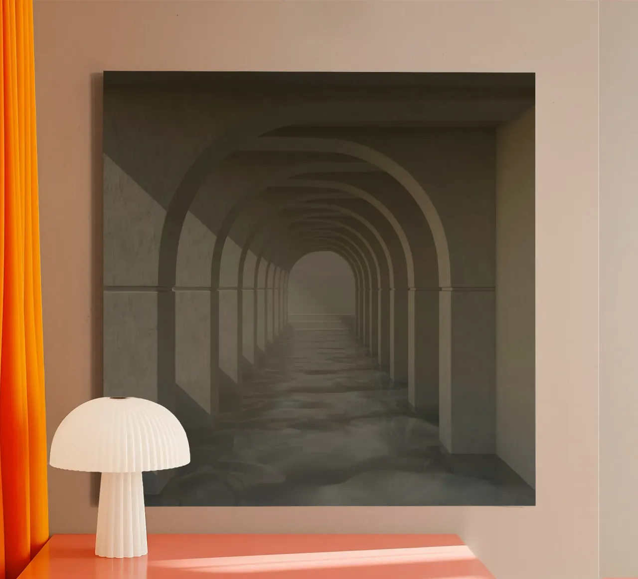 galleria degli archi tela con Cornice a cassetta da Earthly Visions