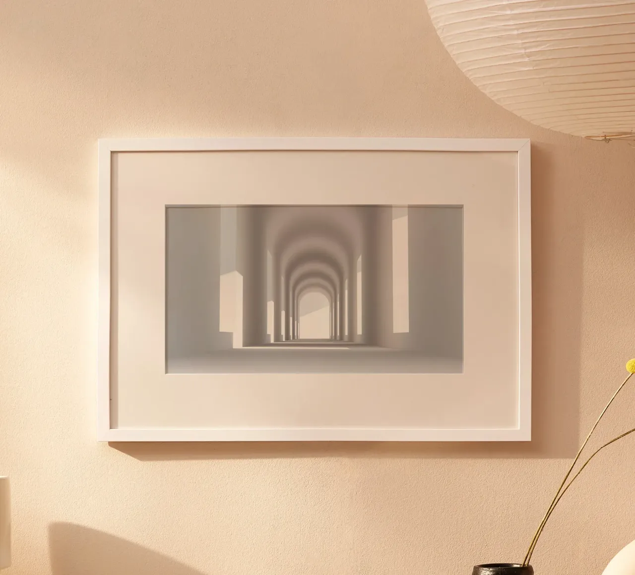 Archi di corridoio ad arco poster con telaio in alluminio da Earthly Visions