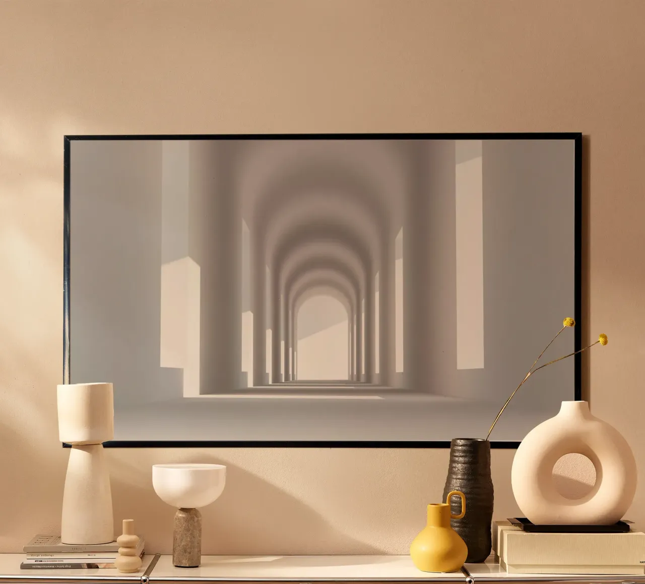 Archi di corridoio ad arco poster con telaio in alluminio da Earthly Visions