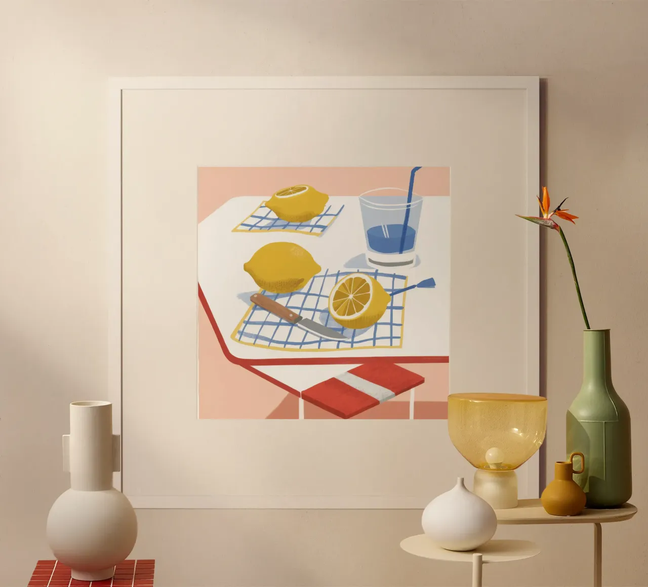 Limonata Sogno ad occhi aperti Luminoso poster da Lumi Eyes