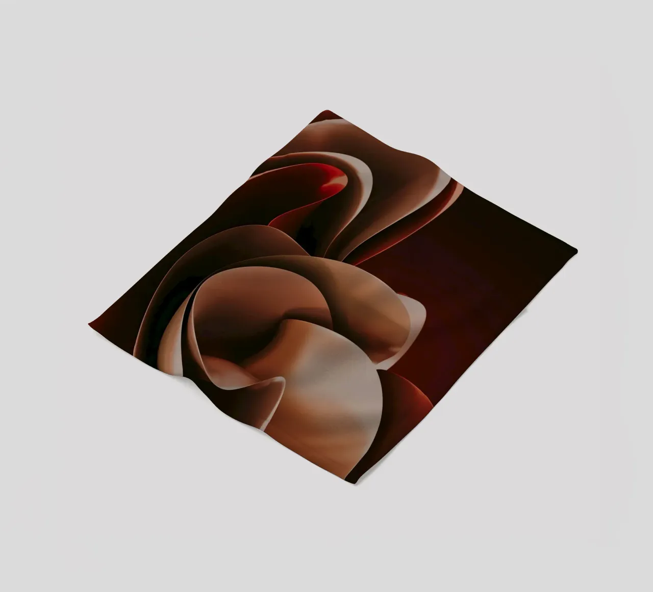 astratto simile a un petalo coperta in pile da Earthly Visions