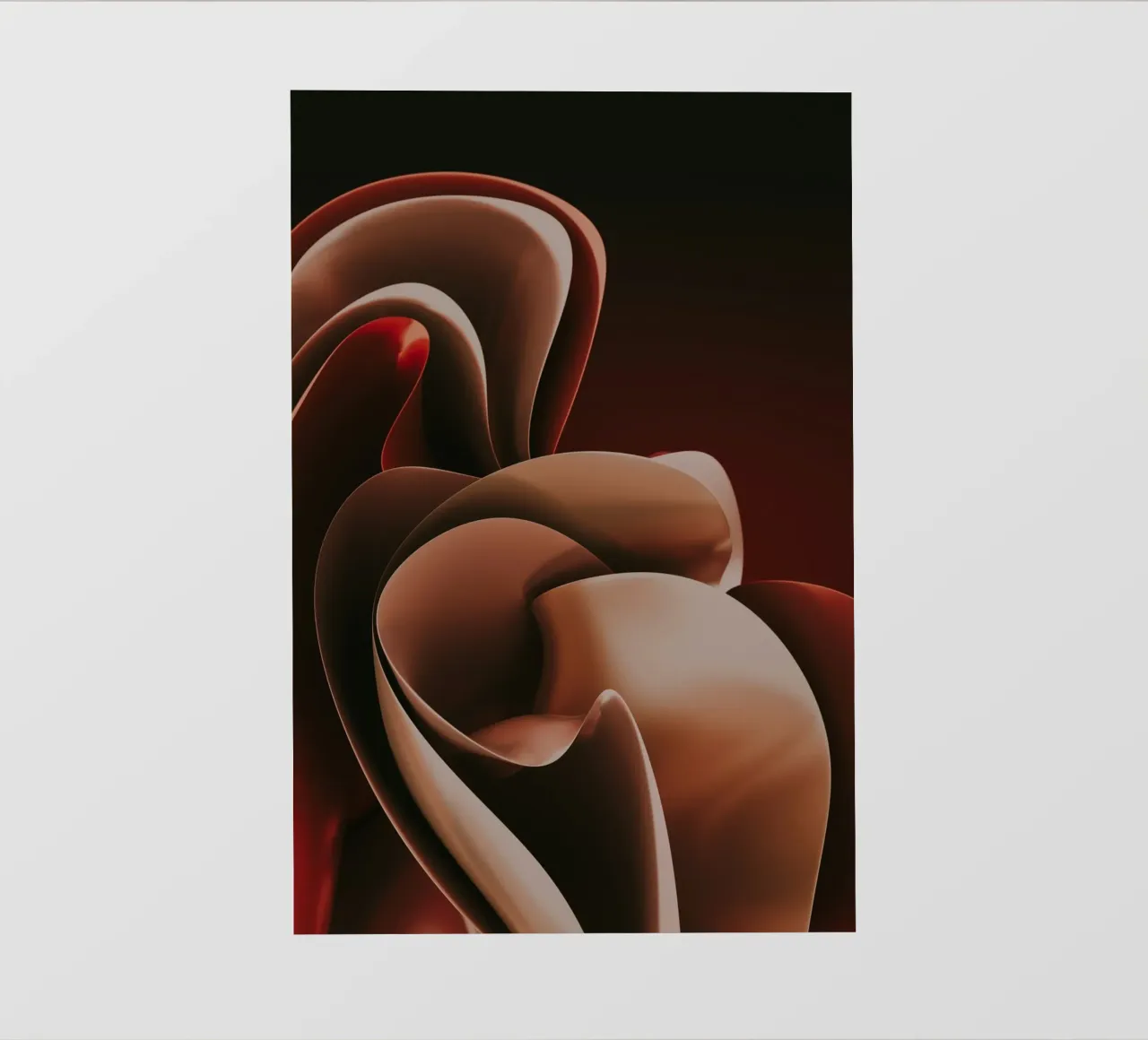 astratto simile a un petalo telo in pvc da Earthly Visions