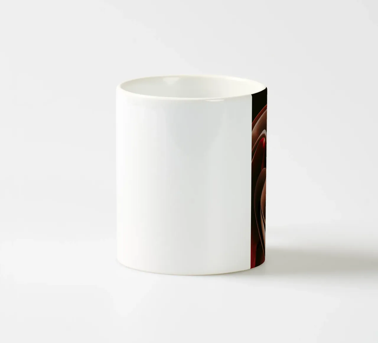 astratto simile a un petalo tazza in ceramica da Earthly Visions