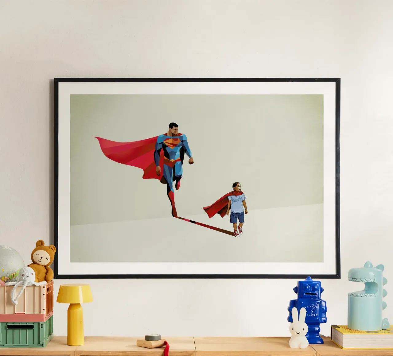 Super Shadows Boy Of Tomorrow 2 carta hahnemühle da Jason Ratliff