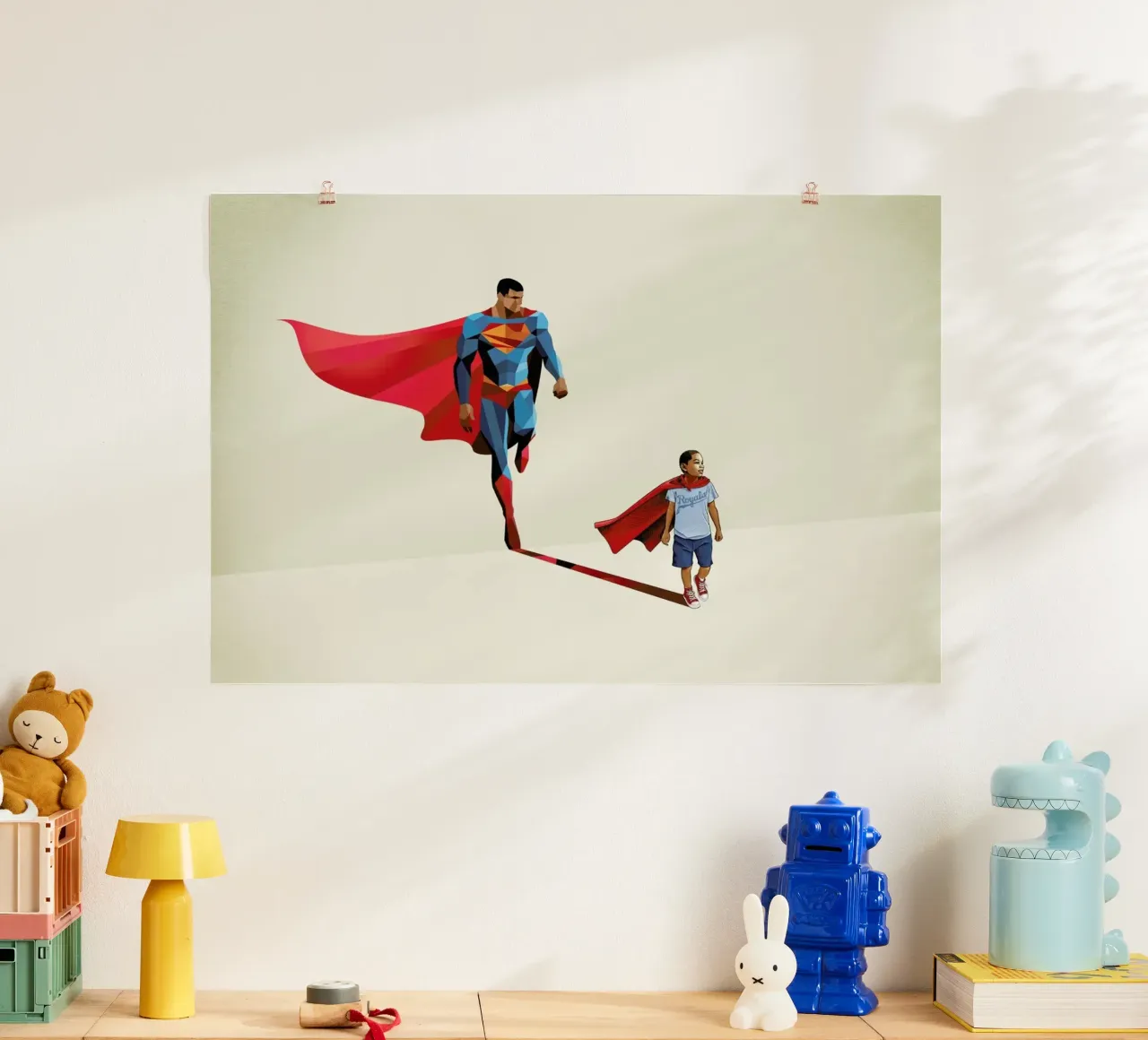 Super Shadows Boy Of Tomorrow 2 carta hahnemühle da Jason Ratliff