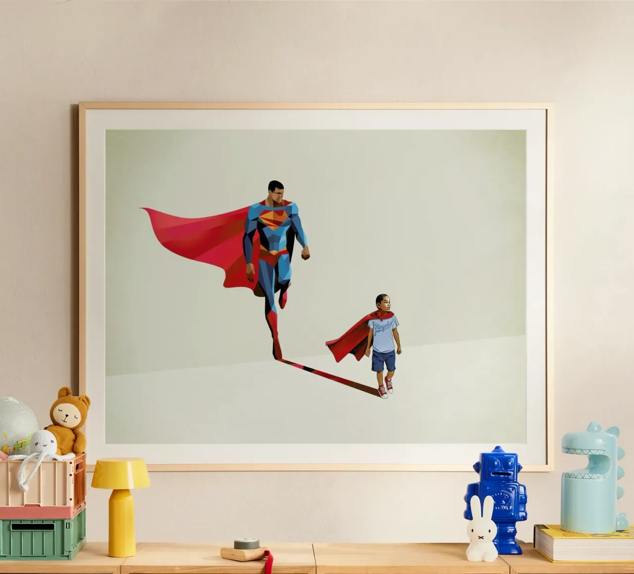 Super Shadows Boy Of Tomorrow 2 carta hahnemühle da Jason Ratliff
