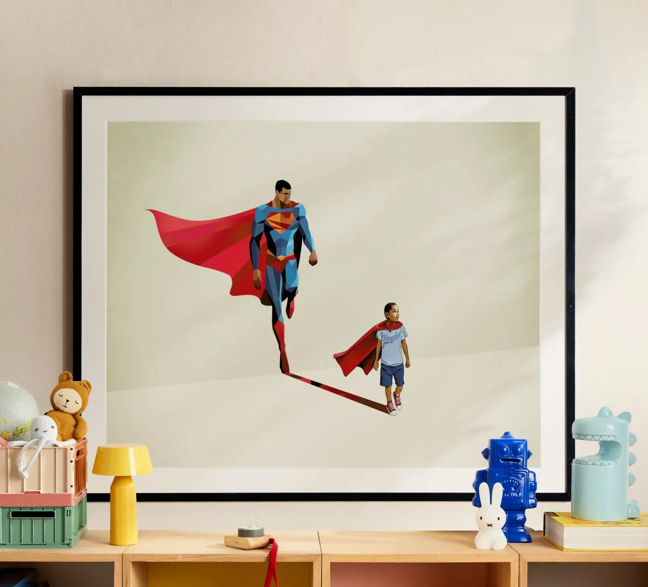Super Shadows Boy Of Tomorrow 2 carta hahnemühle da Jason Ratliff