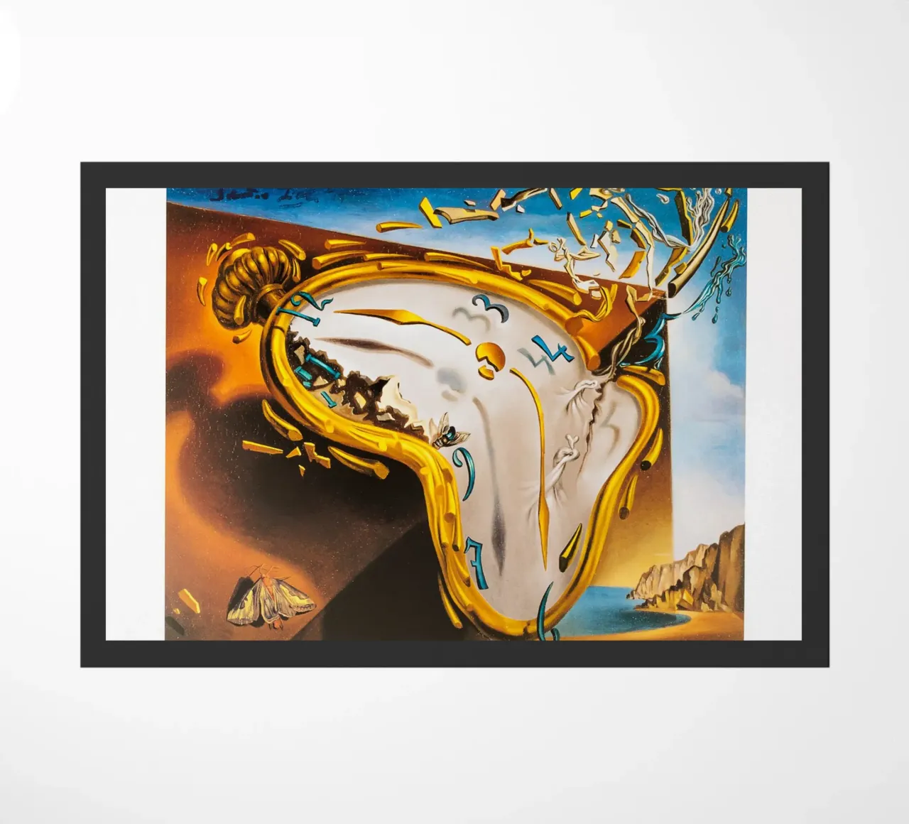 Salvador Dali Montre Affiche Springs paillasson de Spencer Farrell2