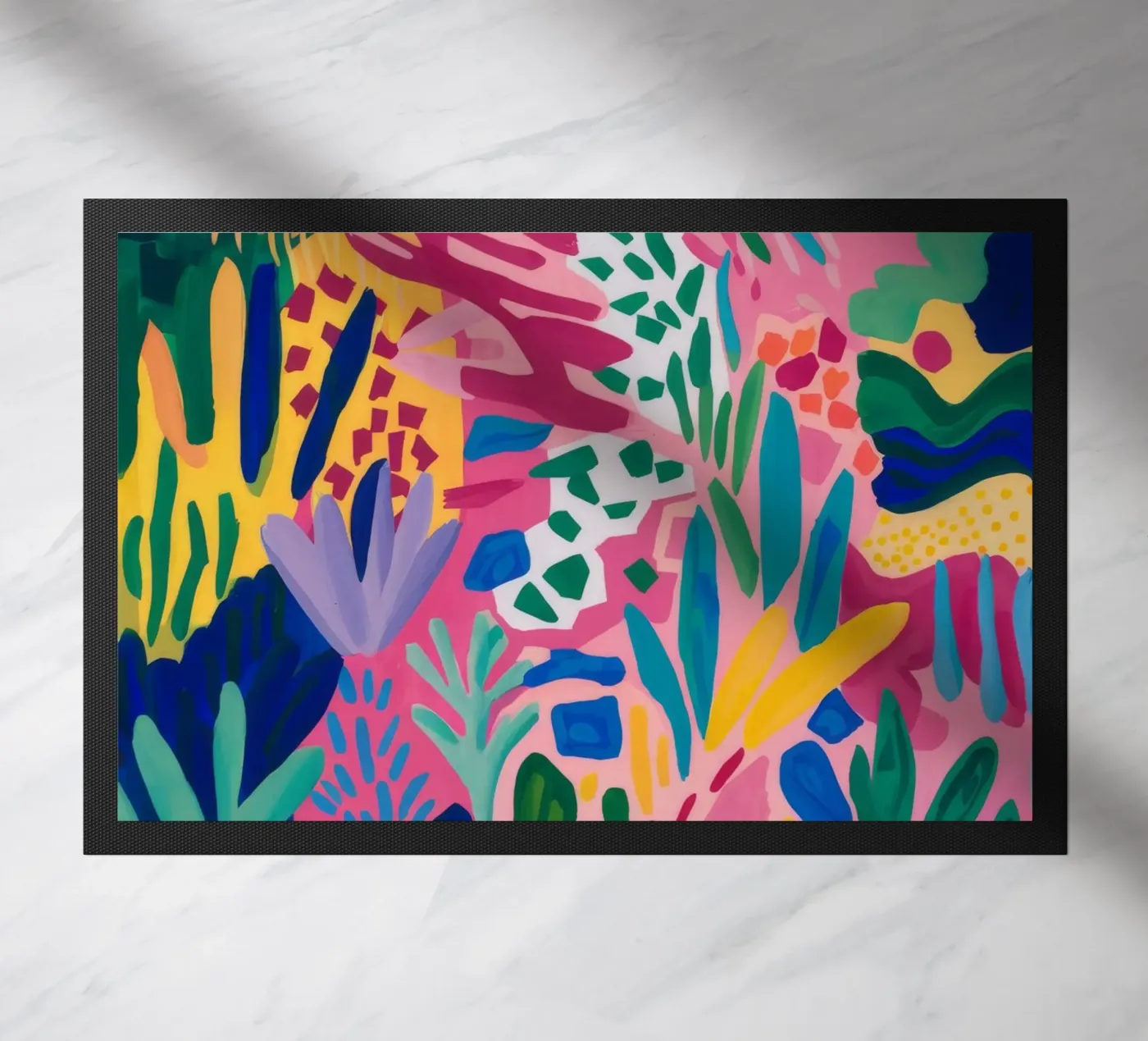 Verdure Vivid Maze deurmat van Lumi Eyes