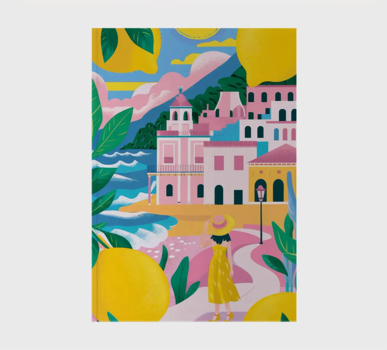 Citrus Coast Panorama notebook by Lumi Eyes