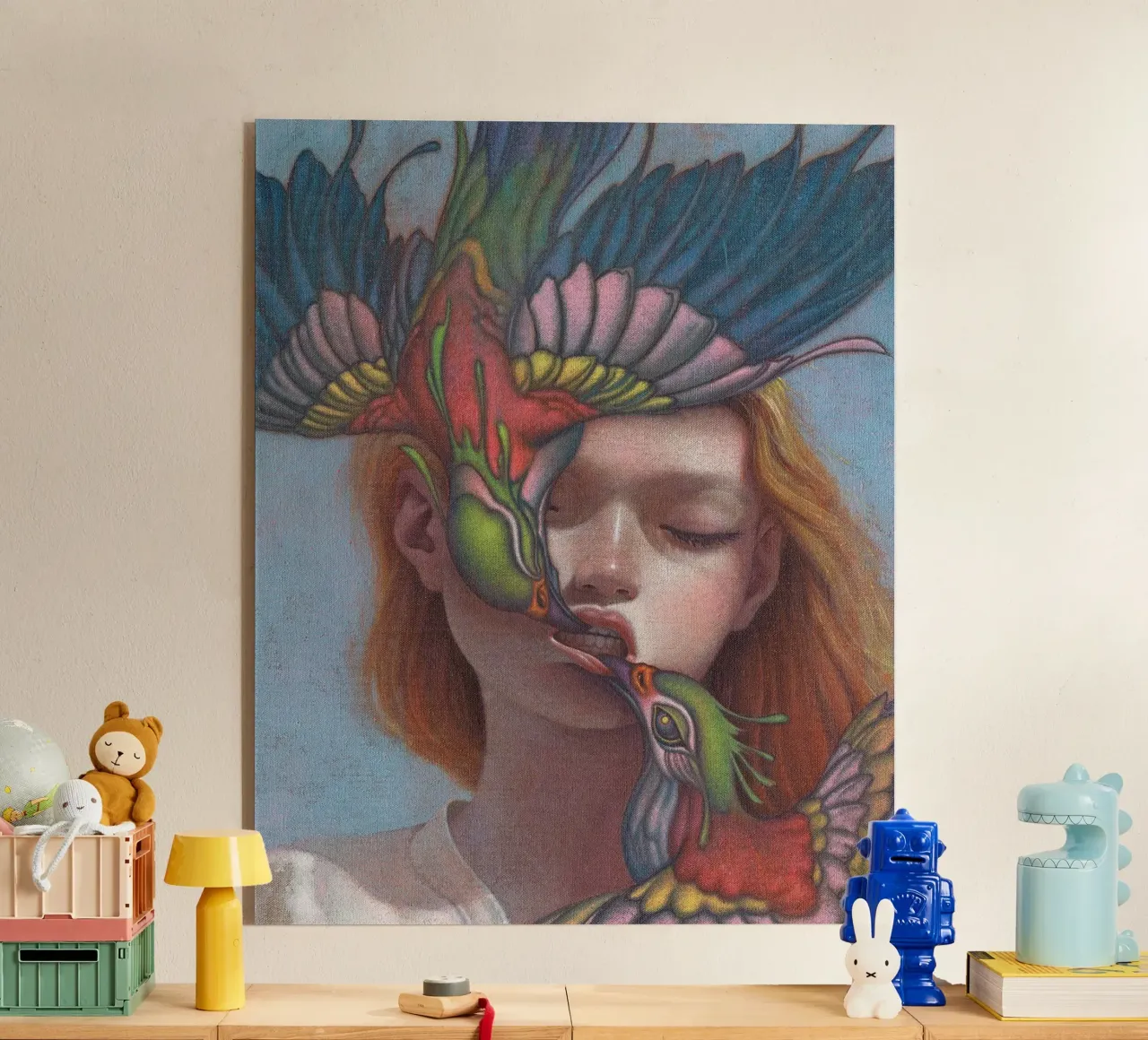 James Jean Lory plexiglass da Kunzeworld