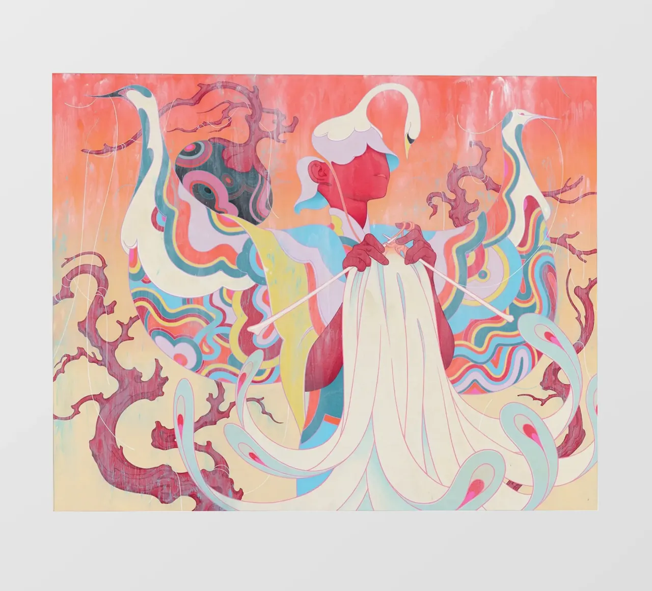James Jean Knitting backlit film by Kunzeworld