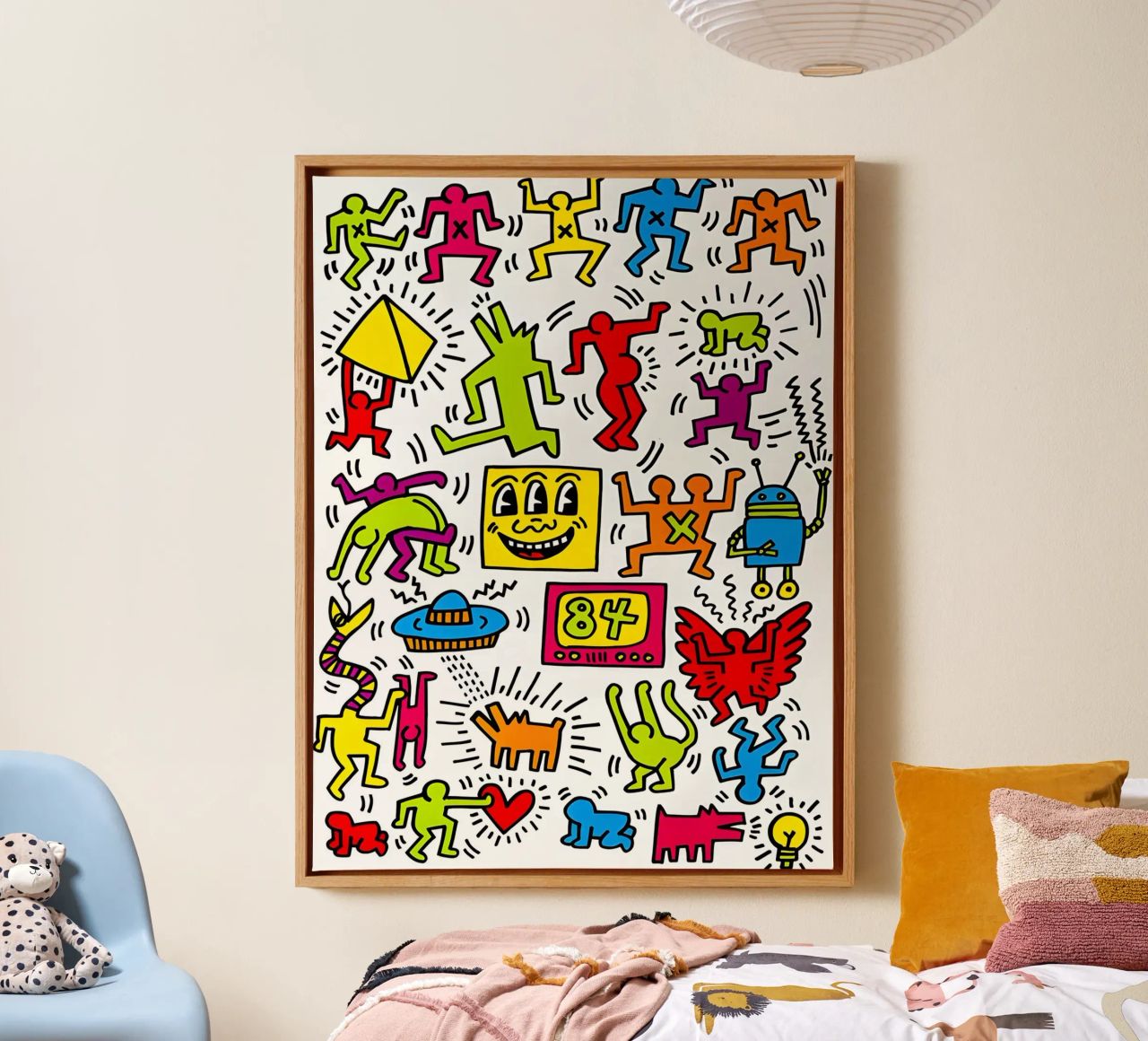 KH - Abstract Mode canvas by SRI WEDARI GALLERY