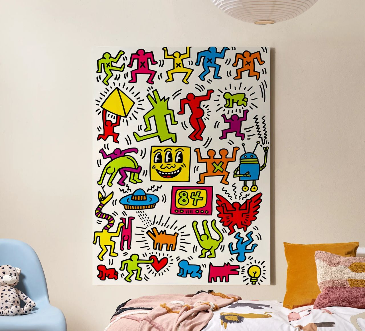 KH - Abstract Mode canvas by SRI WEDARI GALLERY