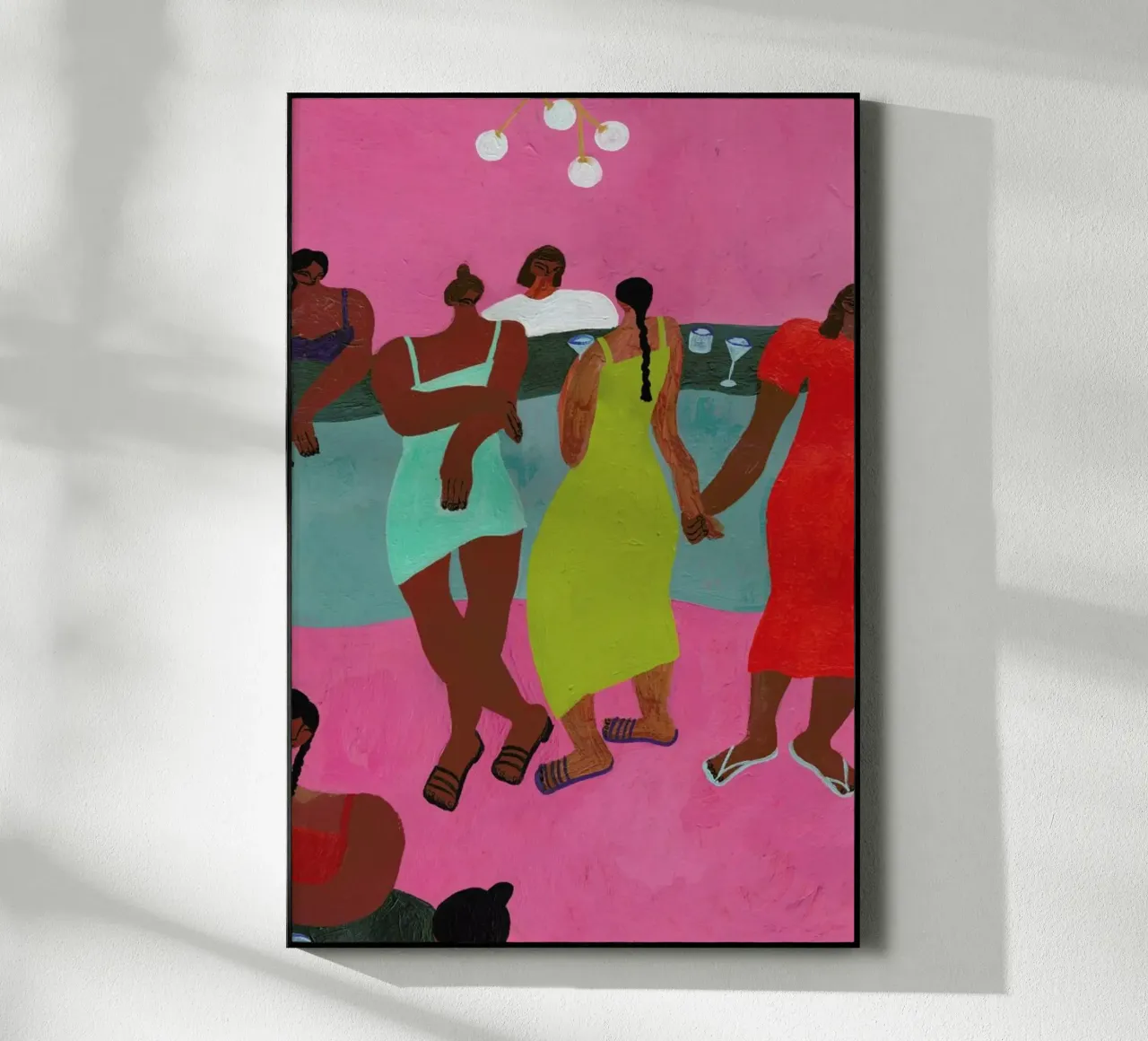 At the Bar plexiglass da Nudes and Croissants