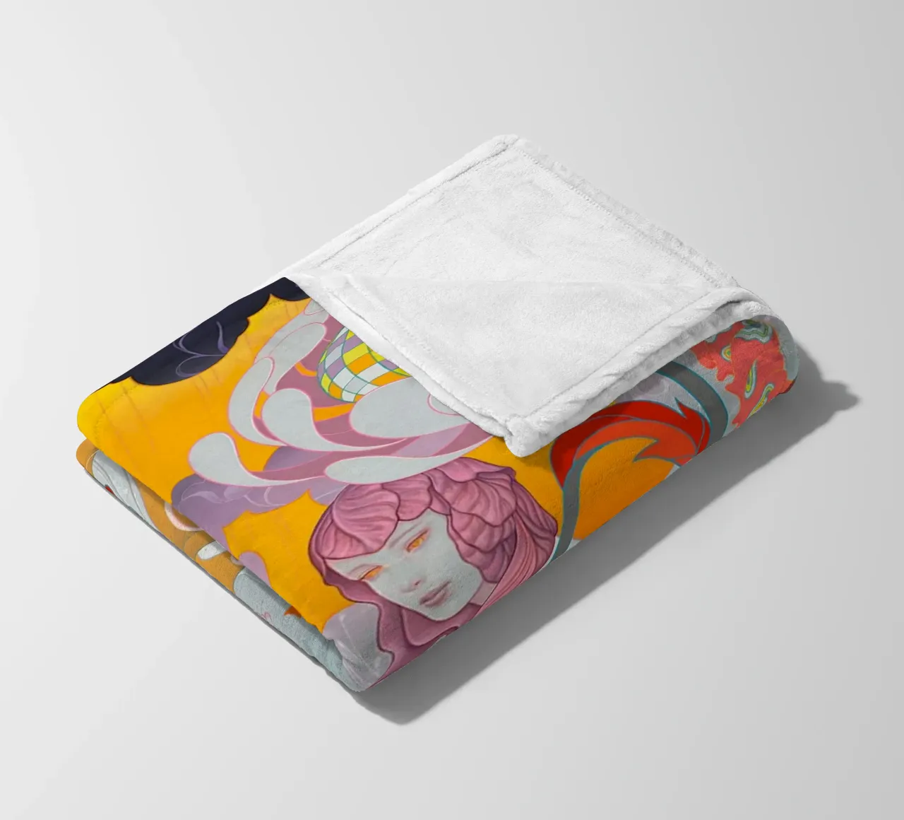 James Jean Kitten Rescue coperta in pile da Kunzeworld