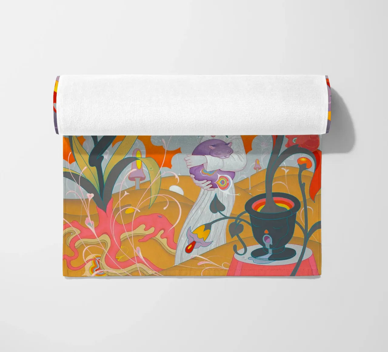 James Jean Kitten Rescue telo mare da Kunzeworld