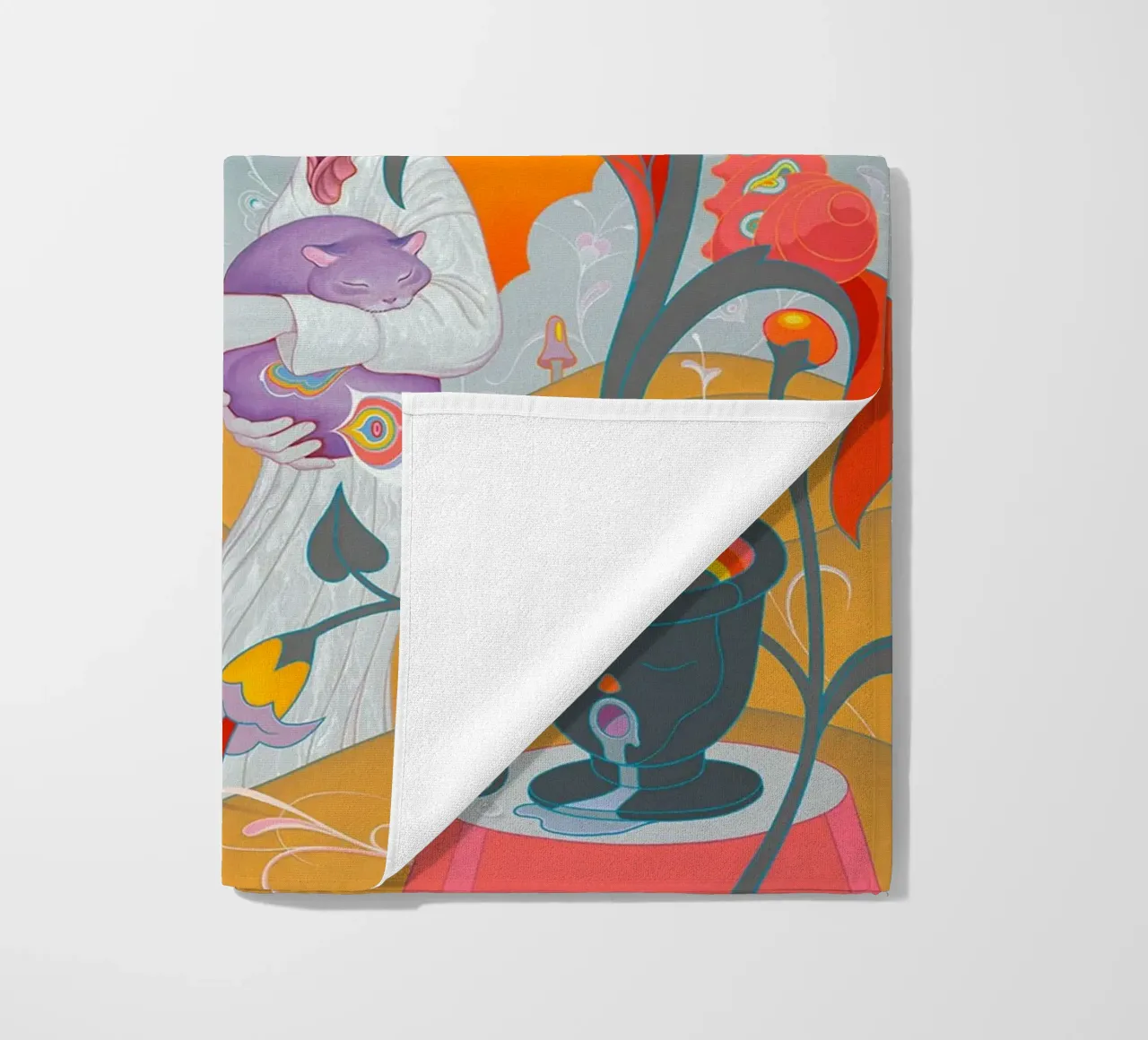 James Jean Kitten Rescue telo mare da Kunzeworld