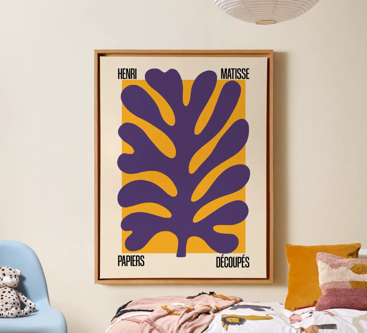 The Art of Silence canvas with Floater frame by SMPLE