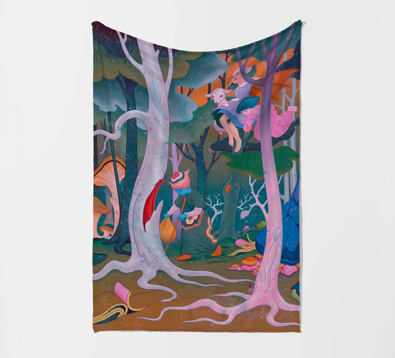 James Jean Smuggler coperta in pile da Kunzeworld