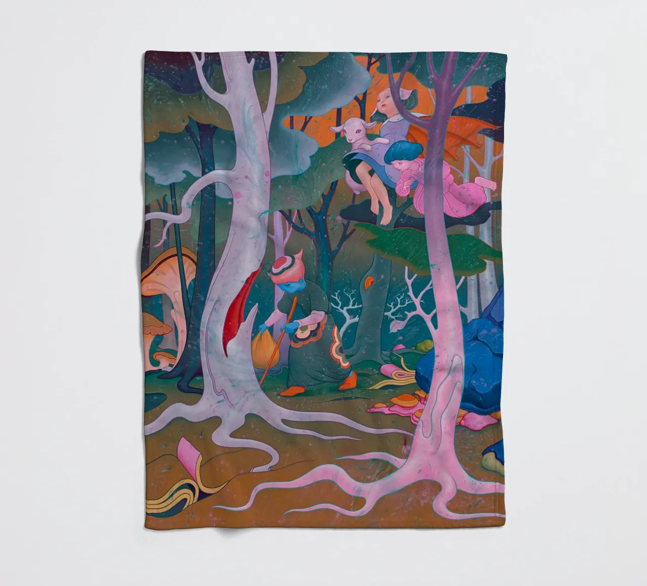 James Jean Smuggler coperta in pile da Kunzeworld