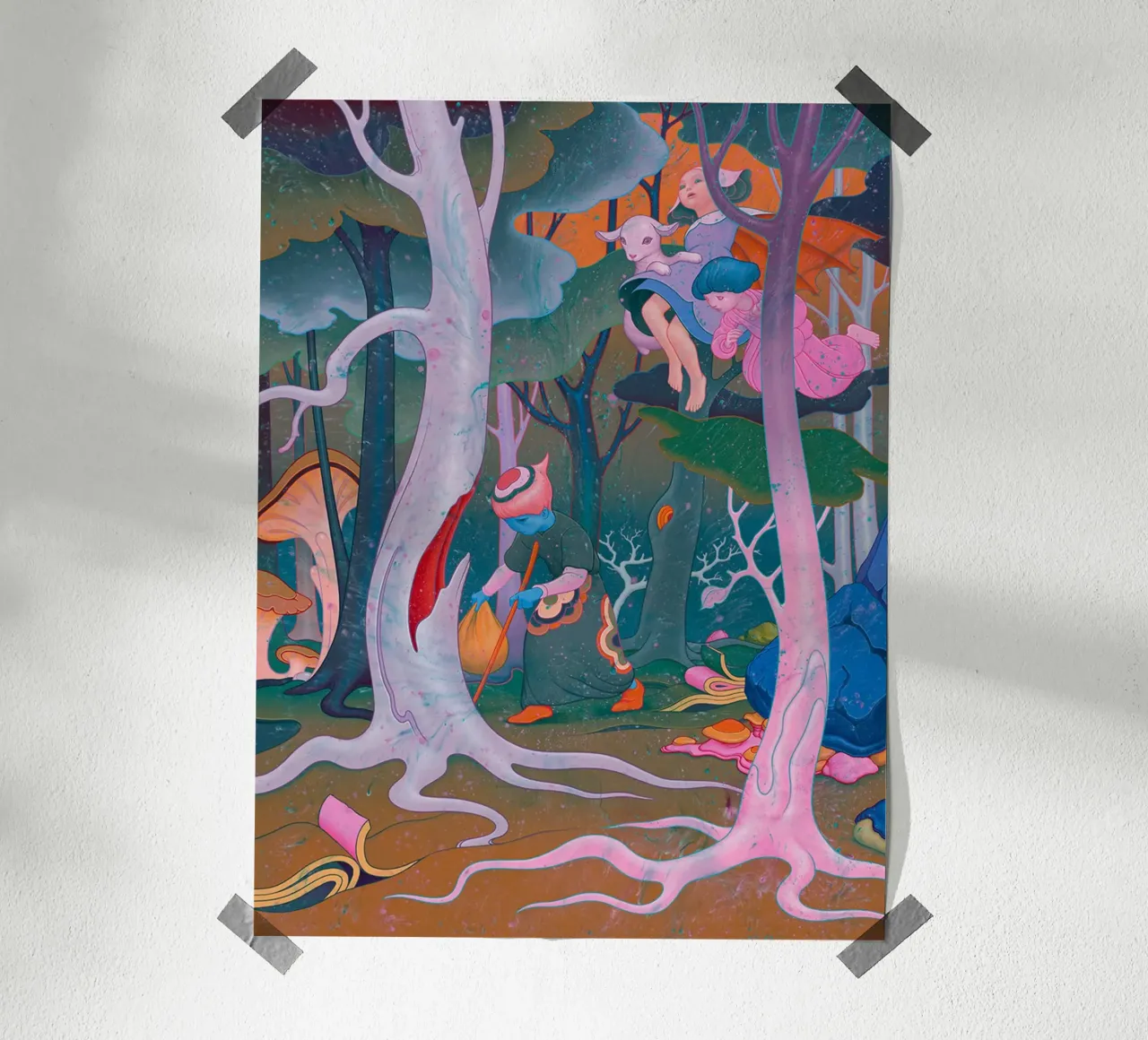 James Jean Smuggler poster con telaio in plastica da Kunzeworld
