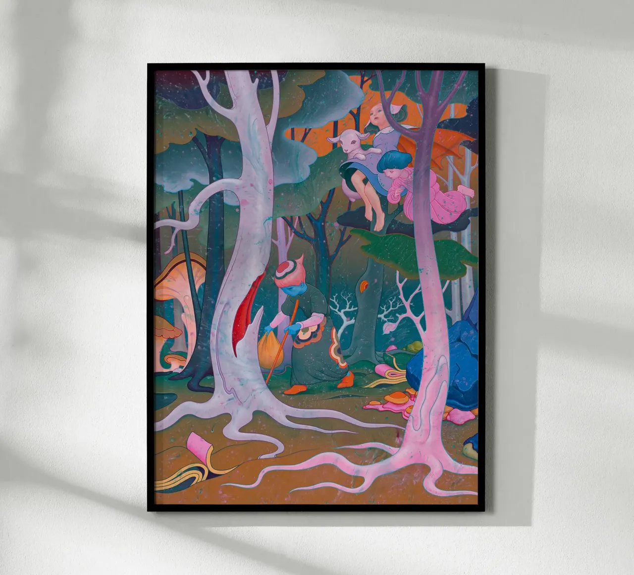 James Jean Smuggler poster con telaio in plastica da Kunzeworld