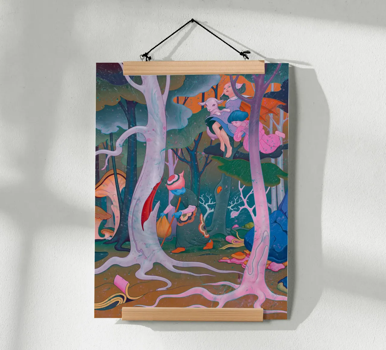 James Jean Smuggler poster con telaio in plastica da Kunzeworld