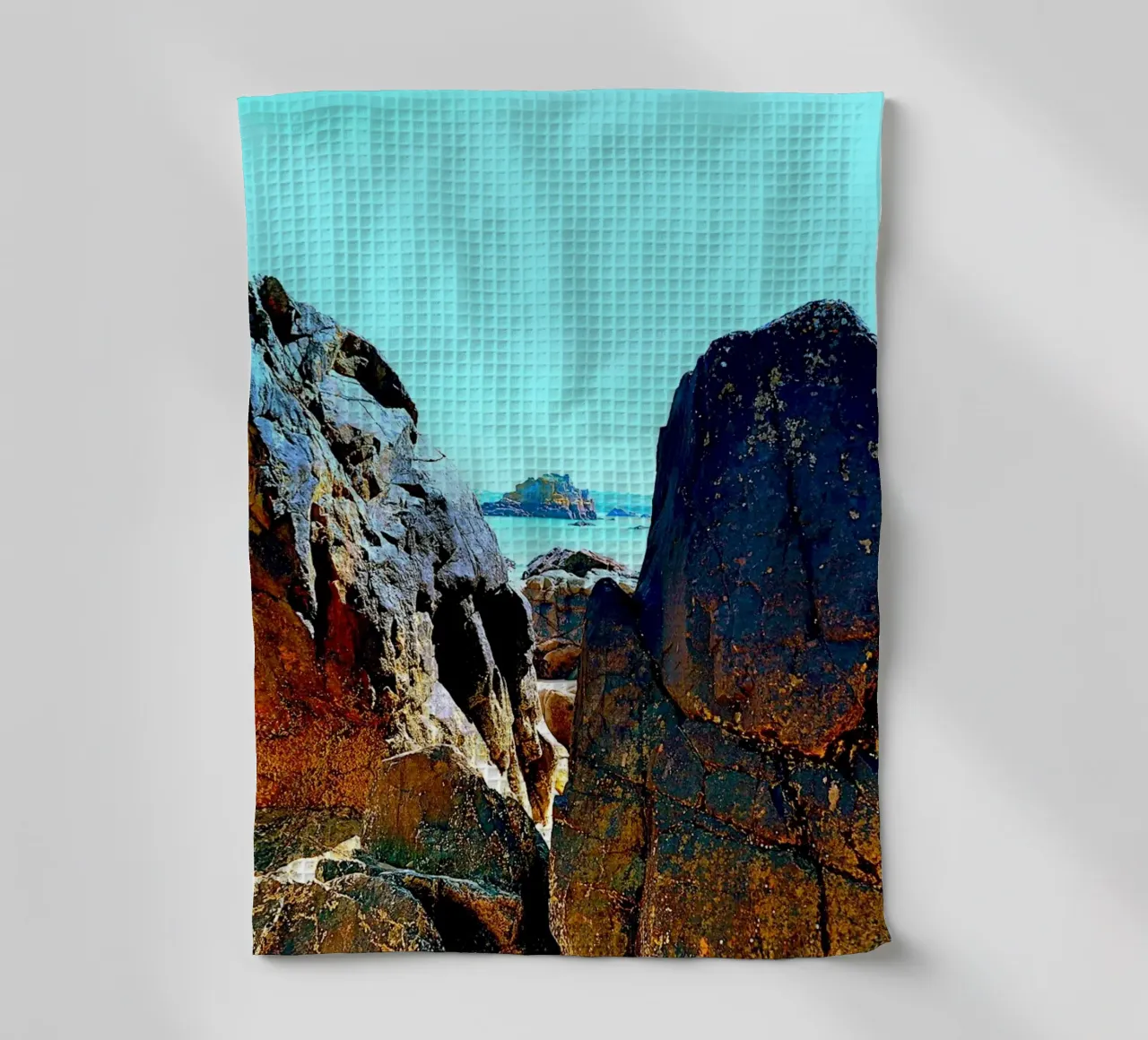 FAA320 bedelt een frituurstrand. theedoek van Thierry vobmann photography