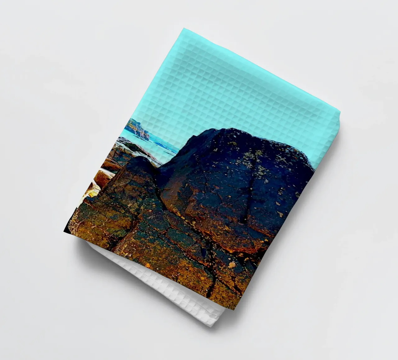 FAA320 bedelt een frituurstrand. theedoek van Thierry vobmann photography