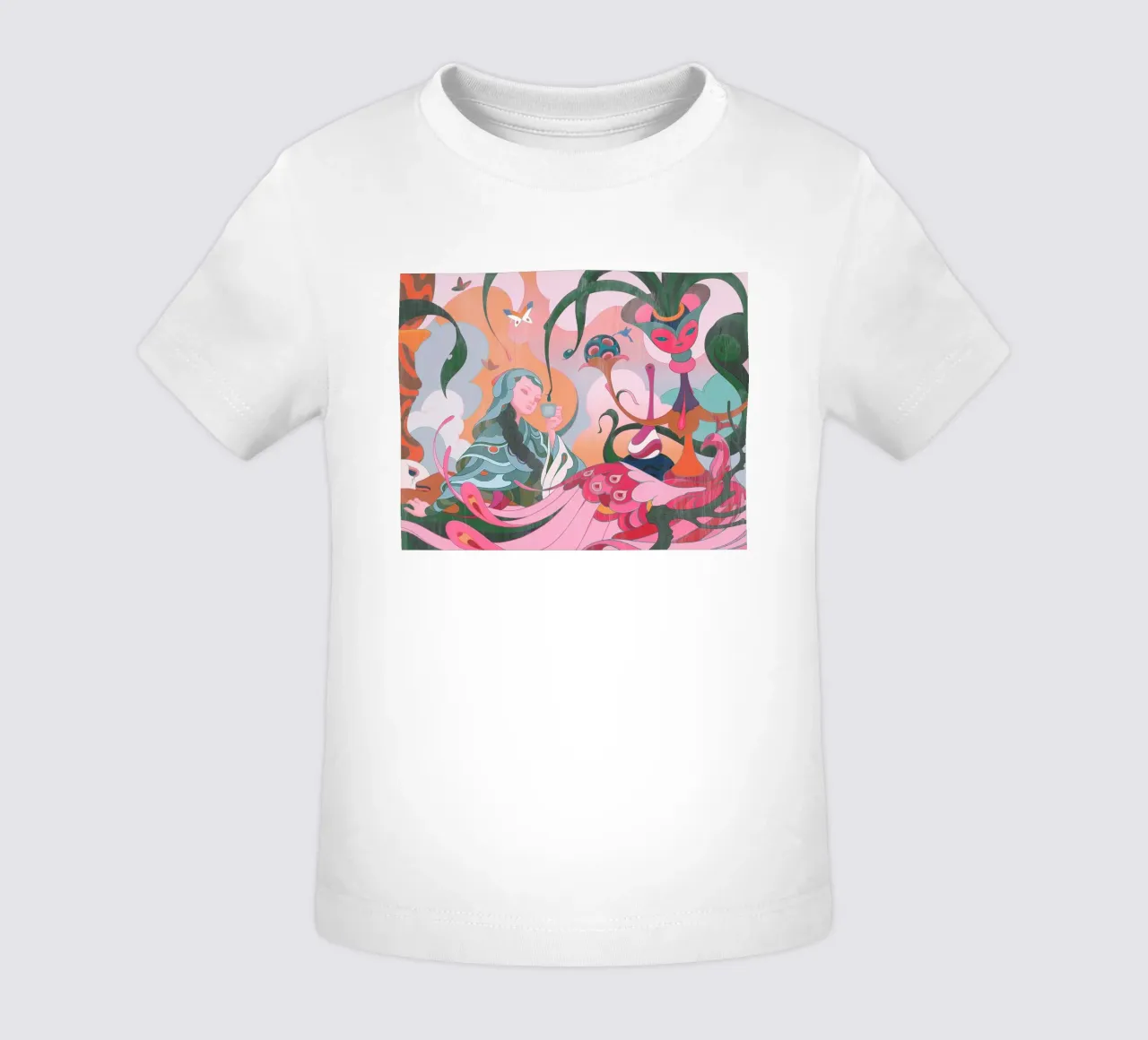 L'ora del tè di James Jean maglietta neonato da Kunzeworld
