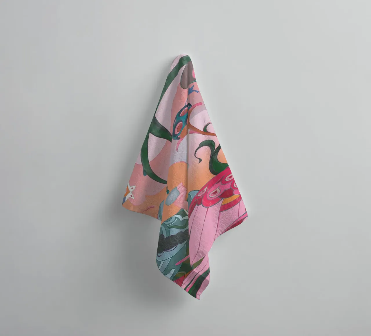 L'ora del tè di James Jean asciugamano da bagno da Kunzeworld