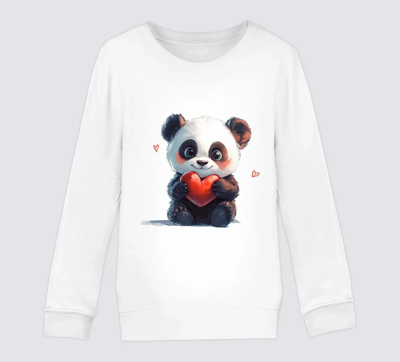 Panda Liebe a fumetti felpa bambino da Cat Grafic Design